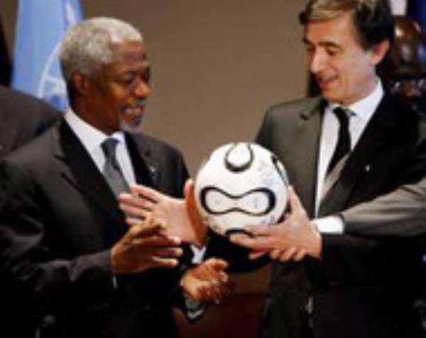 Annan tackles a different kind of global debate